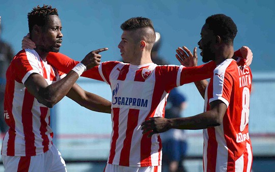 ЗВЕЗДА СЕ ПРОШЕТАЛА БАЧКОМ: Два гола Боаћија и лепотица Аџића за нову тројку шампиона Србије (ВИДЕО)